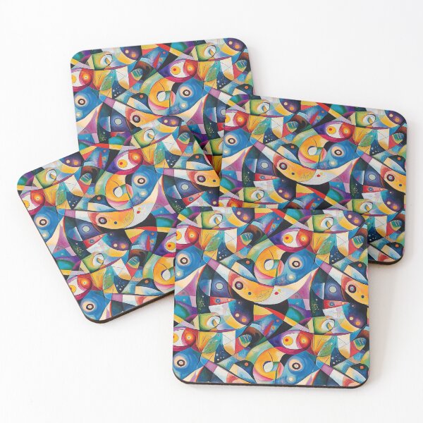 Item preview, Between Curves and Angles: Abstractions designed and sold by MidArtForge.