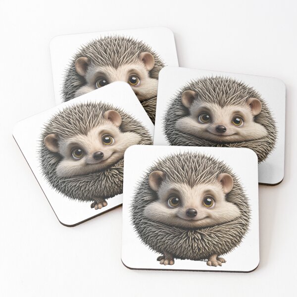 Item preview, cute cartoon hedgehog designed and sold by GIFT4S.