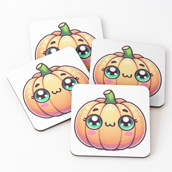 Item preview, Cute Kawaii Pumpkin - Adorable Cartoon Pumpkin Design for Halloween and Kawaii Lovers designed and sold by DiverzeDesignz.