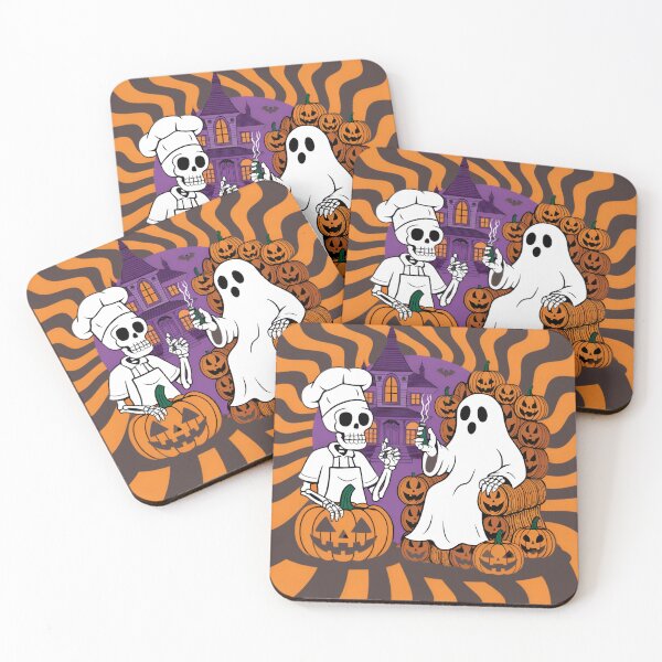 Item preview, Ghost And Skeleton Smoking A Joint  designed and sold by bittucreates.