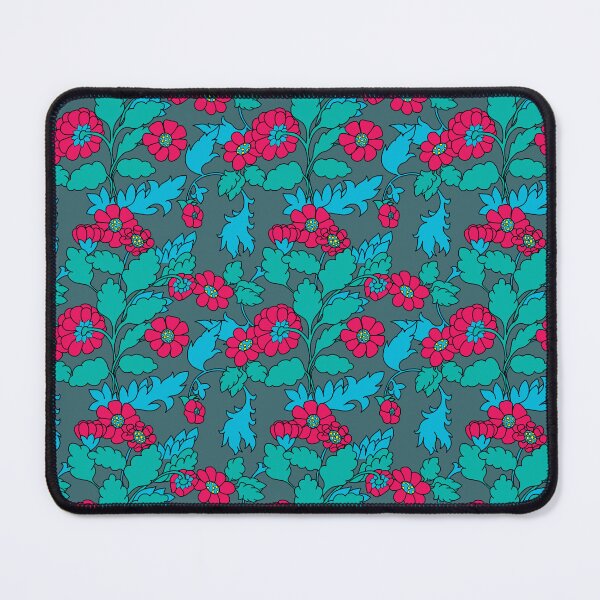Item preview, Baroque flower red-green version green background designed and sold by GENEST-V.