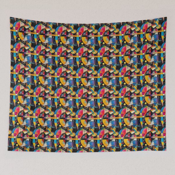 Item preview, Between Curves and Angles: Abstractions designed and sold by MidArtForge.