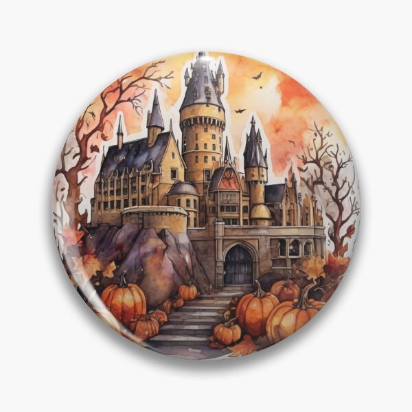Item preview, Magical Autumn Red Castle Sticker designed and sold by pelzolga.