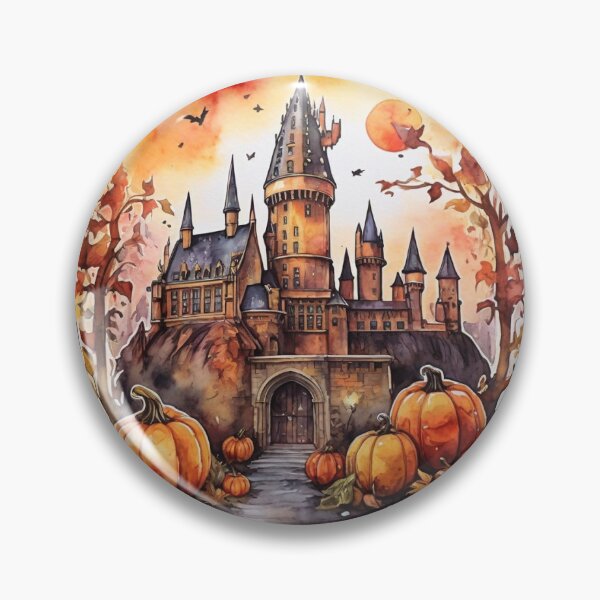 Item preview, Magical Autumn Red Castle Sticker designed and sold by pelzolga.