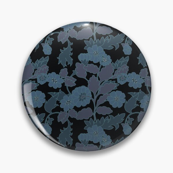 Item preview, Baroque flower blue-black version designed and sold by GENEST-V.
