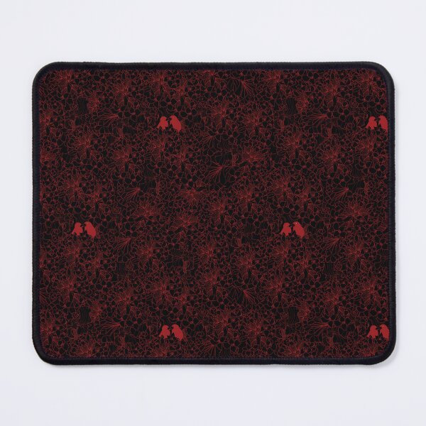 Item preview, Red lovebird black background designed and sold by GENEST-V.