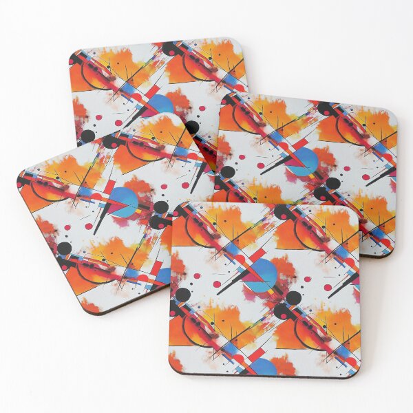Item preview, Between Curves and Angles: Abstractions designed and sold by MidArtForge.