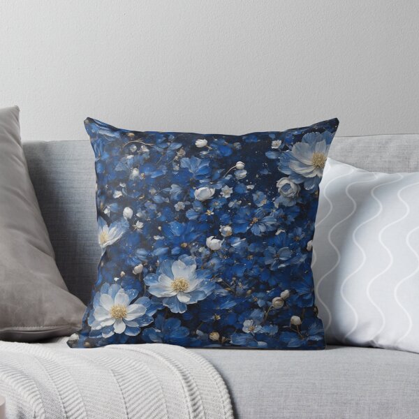 Item preview, Deep blue petals with speckles of white designed and sold by Sadia  Jannat.