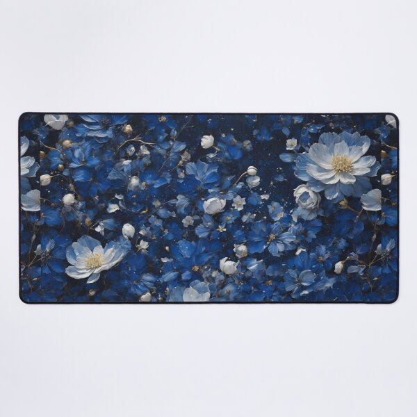 Item preview, Deep blue petals with speckles of white designed and sold by Sadia  Jannat.