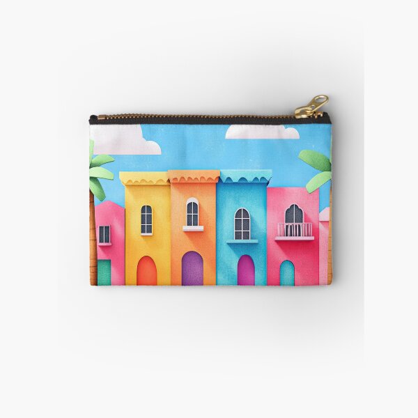 Item preview, Colourful cottages in Marrakech Morocco designed and sold by mood-creator.