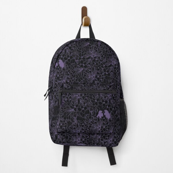 Item preview, Purple lovebird black background designed and sold by GENEST-V.