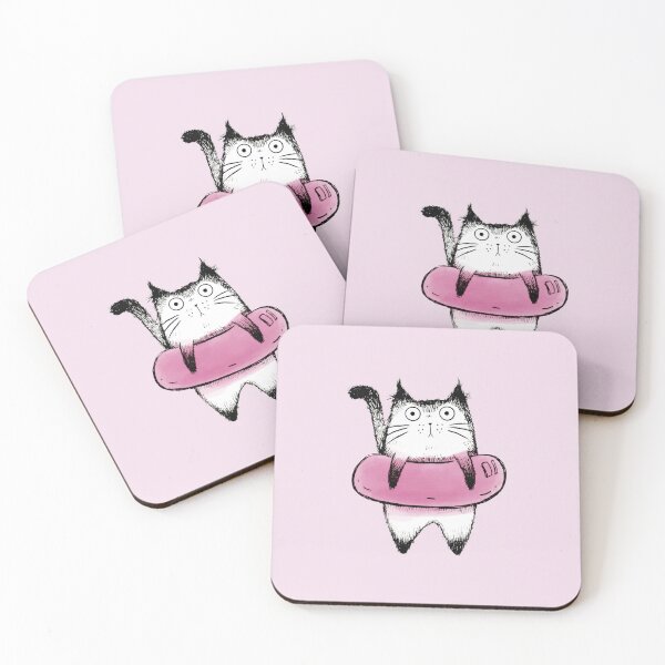 Item preview, Hand drawn illustration sketch of funny cats designed and sold by Makitsu Neko.