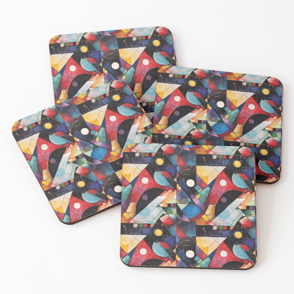 Item preview, Between Curves and Angles: Abstractions designed and sold by MidArtForge.