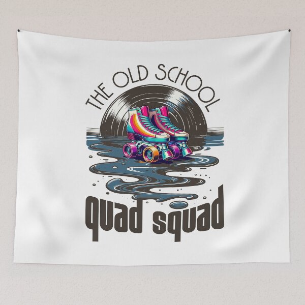 Item preview, Roller skates, the old school, quad squad designed and sold by PaulaCruzSP.