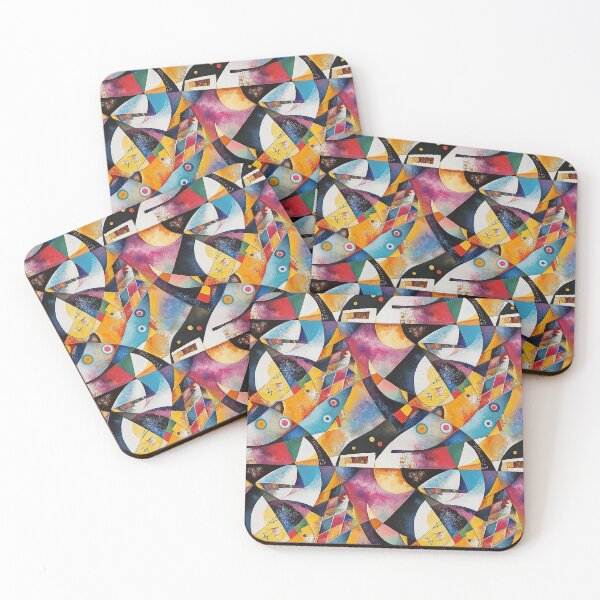 Item preview, Between Curves and Angles: Abstractions designed and sold by MidArtForge.