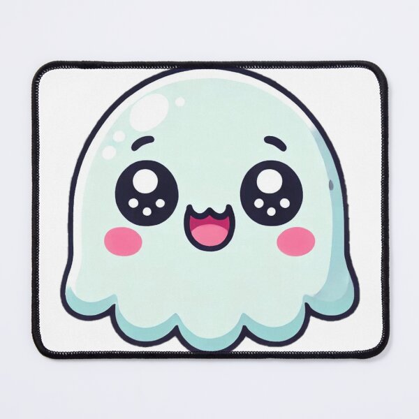 Item preview, Adorable Kawaii Ghost - Cute and Playful Cartoon Ghost Design for Halloween Lovers designed and sold by DiverzeDesignz.