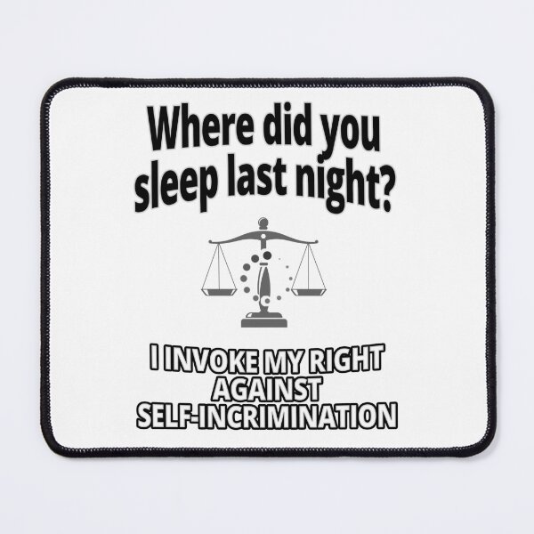 Item preview, I Invoke My Right Jokes - Court Lawyer Joke designed and sold by Tatzki-Design.
