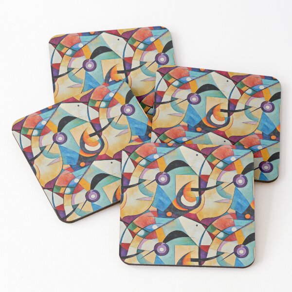 Item preview, Between Curves and Angles: Abstractions designed and sold by MidArtForge.