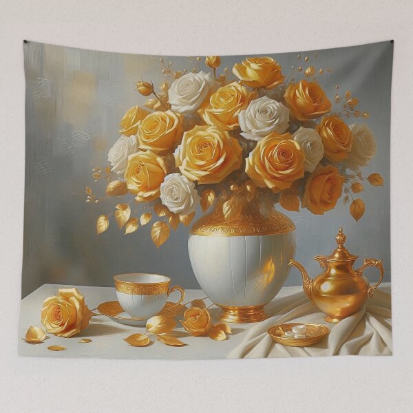Item preview, Golden Roses still life designed and sold by FRStudio2024.