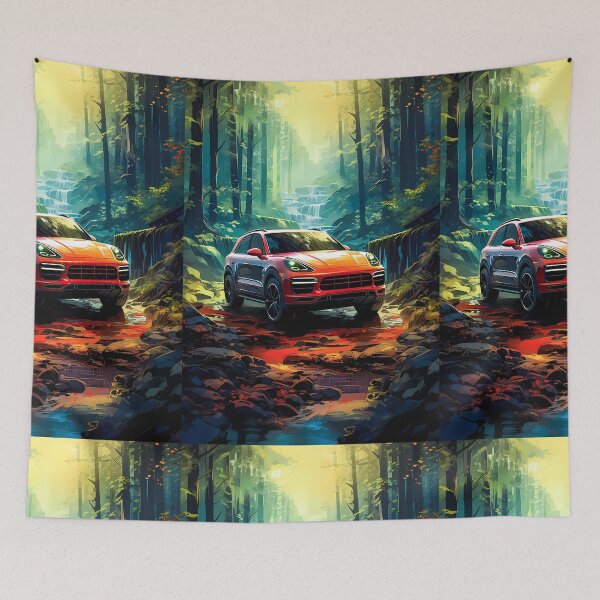 Item preview, Porsche Cayenne Turbo Into The Wilderness designed and sold by RevUpDesign.