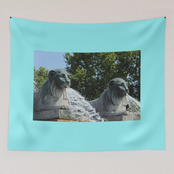 Item preview, Fontaine Aux Lions Water Feature Paris designed and sold by eddiebarronshop.