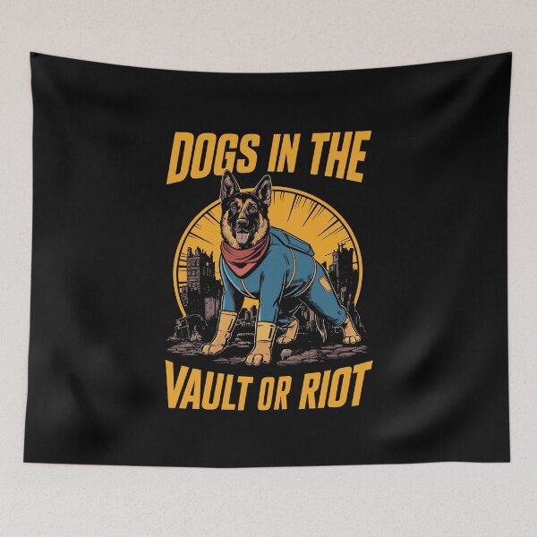Item preview, Dogs in the vault or riot! designed and sold by dropratedesigns.