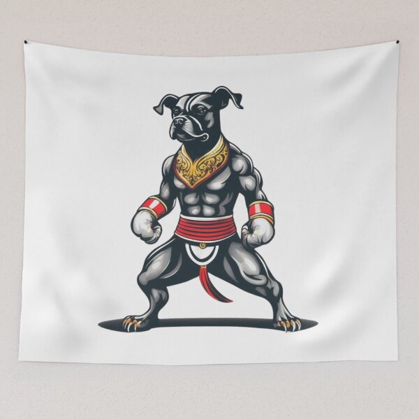 Item preview, Muay Thai Dog designed and sold by CookiesMerch.