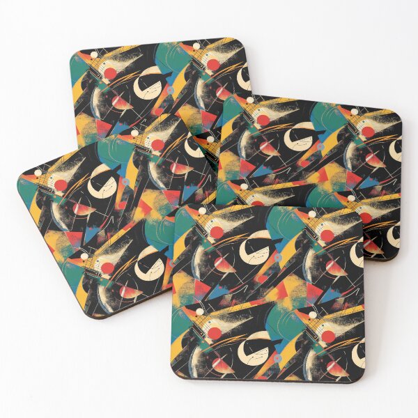 Item preview, Between Curves and Angles: Abstractions designed and sold by MidArtForge.