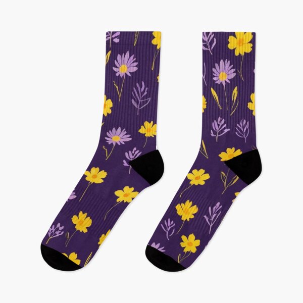 Item preview, Purple and yellow flowers  designed and sold by Ash44444.