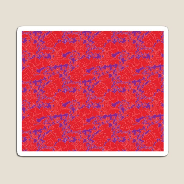 Item preview, Red and purple magic forest designed and sold by GENEST-V.