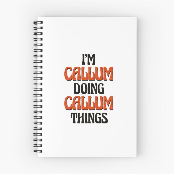 Item preview, I'm Callum Doing Callum Things designed and sold by Oussinc.
