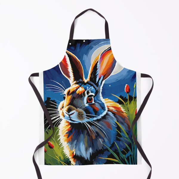 Item preview, The rabbit stares at the full moon. designed and sold by Whose-sweat.