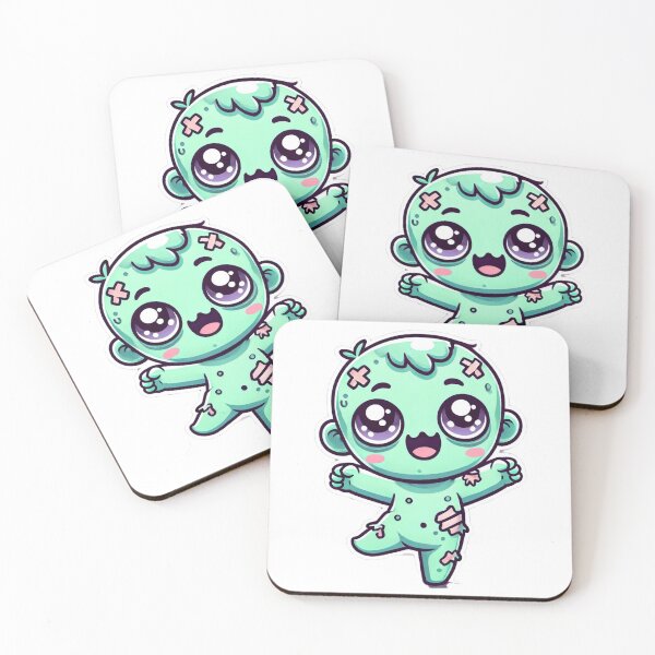 Item preview, Kawaii Zombie with Stretched Arms - Cute and Playful Halloween Design designed and sold by DiverzeDesignz.