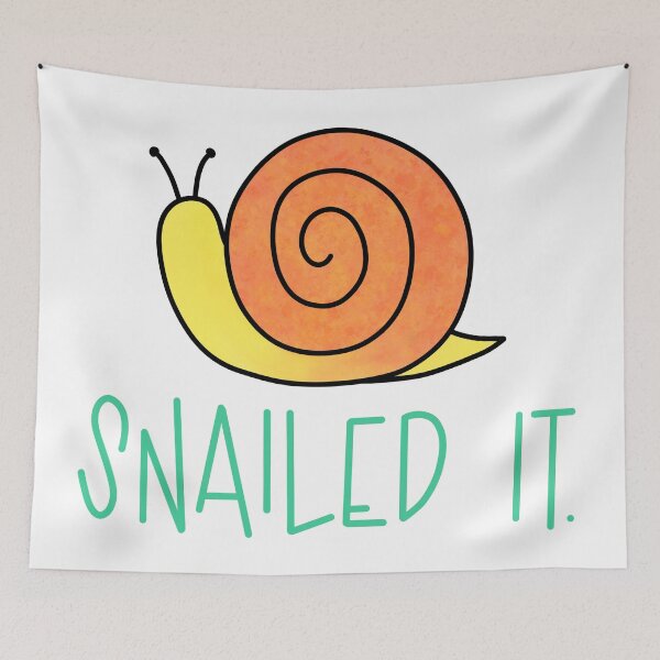 Item preview, snailed it designed and sold by hintofmint.