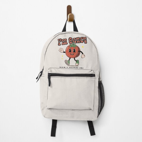 Item preview, I'm Saucy And I Know It! Sassy Tomato Retro Cartoon_ Light Colors designed and sold by Osaya-Store.