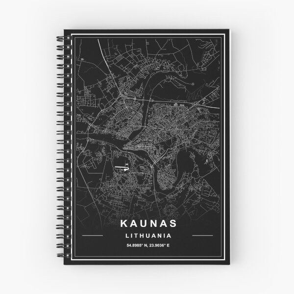 Item preview, Kaunas Map designed and sold by SHAMPAIN-ART-CO.