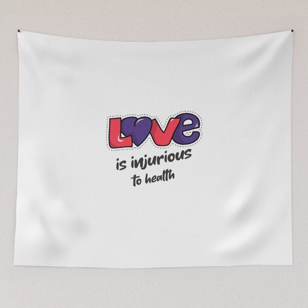 Item preview, love is injurious designed and sold by JUNOSTELLAR.