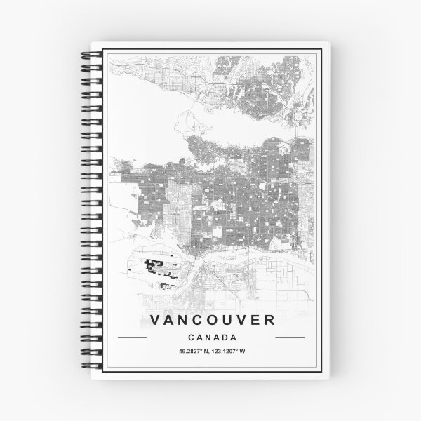 Artikelvorschau, Karte von Vancouver entworfen und verkauft von SHAMPAIN-ART-CO.