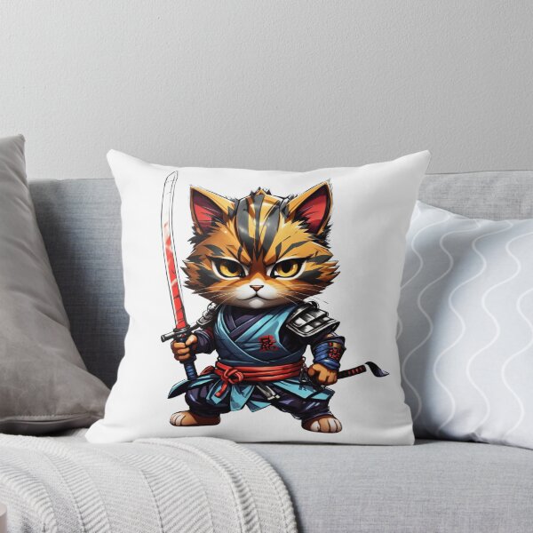 Item preview, Fierce Samurai Cat Warrior ?⚔️ designed and sold by Fab-Haven.