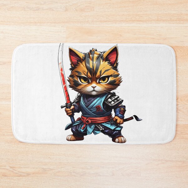 Item preview, Fierce Samurai Cat Warrior ?⚔️ designed and sold by Fab-Haven.