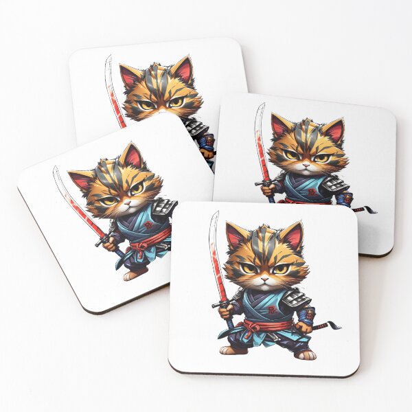 Item preview, Fierce Samurai Cat Warrior ?⚔️ designed and sold by Fab-Haven.