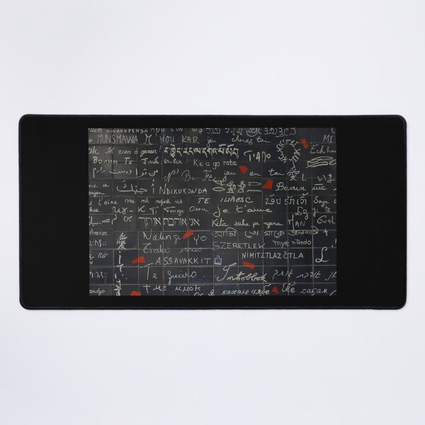 Item preview, I Love You Writing Tile Paris designed and sold by eddiebarronshop.