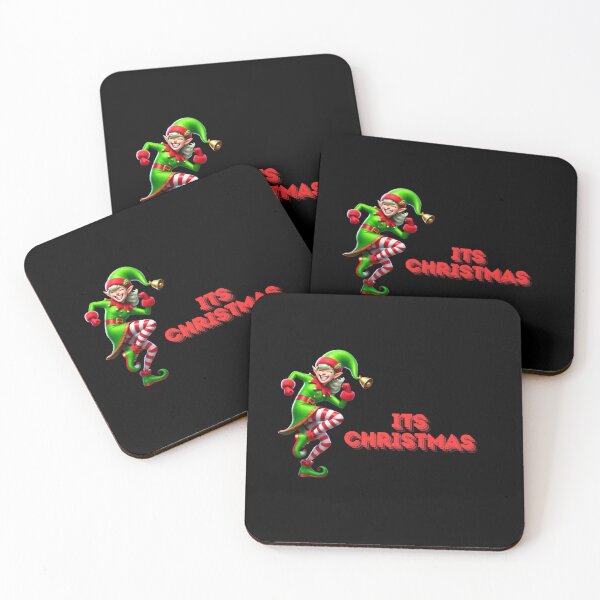 Item preview, Its Christmas With A Happy Dancing Elf designed and sold by MarieSusan.