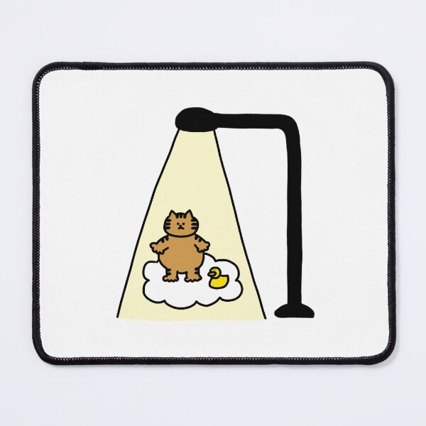 Item preview, a Cat and a Duck on the cloud designed and sold by superbaechoo.