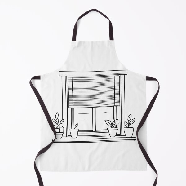 Aperçu de l'œuvre Dessin simple d'une fenêtre avec un store créée et vendue par rasagamastore.