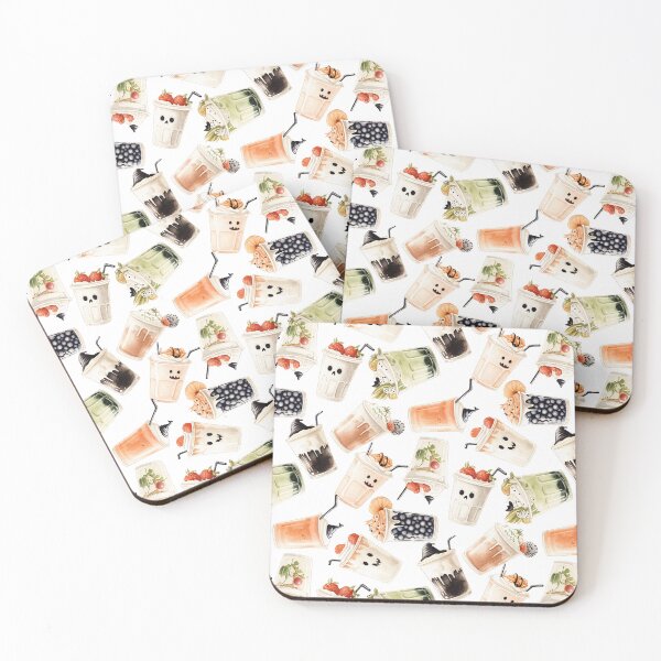 Item preview, Seamless pattern with milkshakes for Halloween designed and sold by natalidesign.