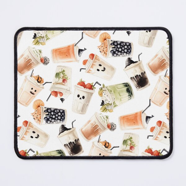 Item preview, Seamless pattern with milkshakes for Halloween designed and sold by natalidesign.