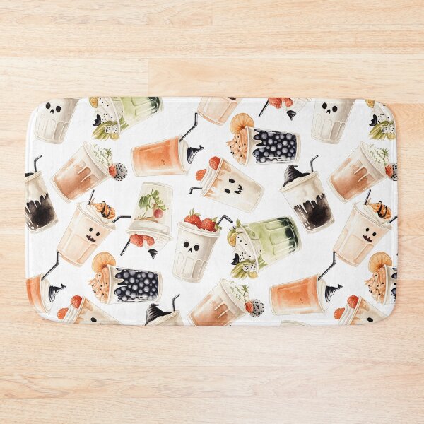 Item preview, Seamless pattern with milkshakes for Halloween designed and sold by natalidesign.