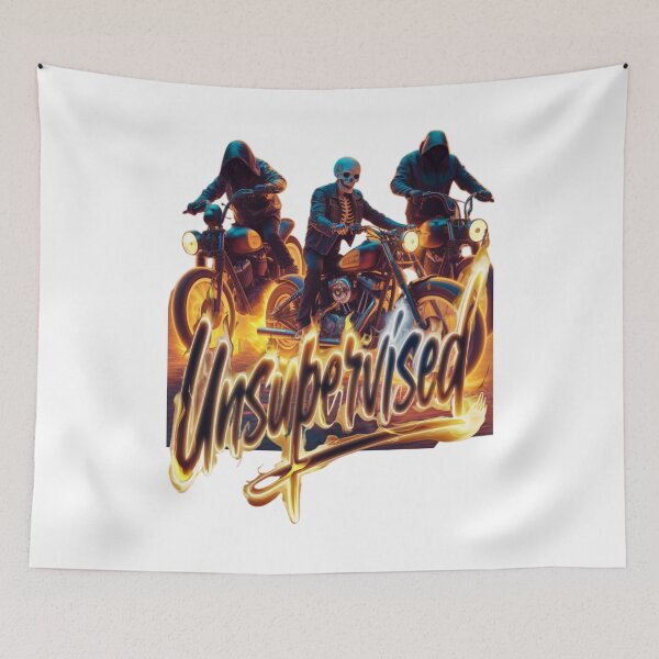Item preview, Unsupervised Bikers designed and sold by CookiesMerch.