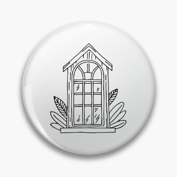 Item preview, Illustration of a window in a Victorian house designed and sold by rasagamastore.